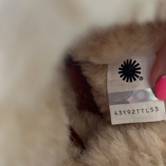 Ugg Australia MAIA leather drawstring metal beads suede boot Size 10 - Picture 6 of 14